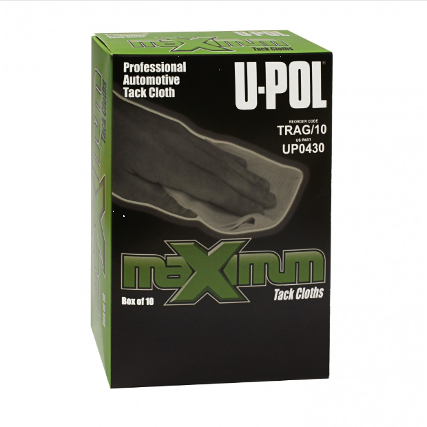 U-Pol Maximum Tack Cloths Standard Box 10 - UPOTRAG/10