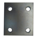 Maypole Drop Plate - 4 Hole - Zinc Plated - 3in. - 231