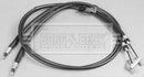 Borg & Beck Handbrake Cable - Rear - BKB2985