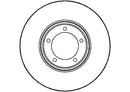 Disctech Brake Disc (Single) - Fits Ford, Ldv - ABD3196 - Front Axle