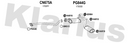 Klarius CN675A - Front Pipe  - Fits Citroen Relay II 2.8 HDi