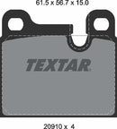 Textar Brake Pad Set - 2091001