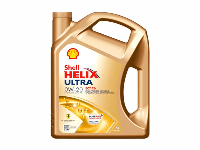 Shell Helix Ultra ECT C6 0W20 5 Litre Engine Oil Fully Synthetic