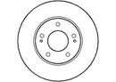 Disctech Brake Disc (Single) - Fits Mitsubishi - ABD2713 - Front Axle