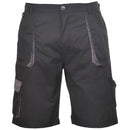 Portwest Texo Contrast Shorts - Black - Medium - TX14BKRM