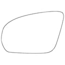 APEC Replacement Stick-On Wide Angle Vehicle Mirror Glass LHS - AMS2775A