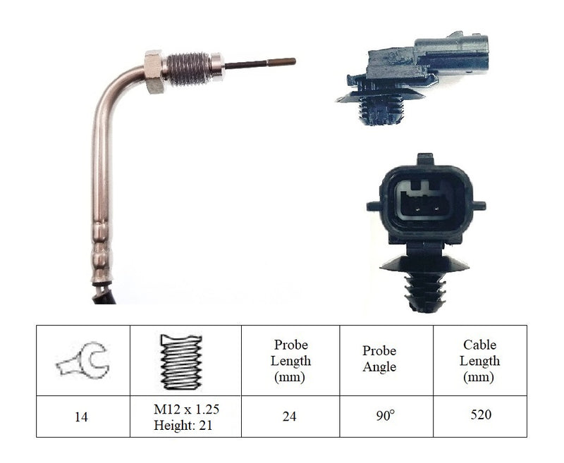 7278 Sensor Lucas Exhaust Gas Temperature Sensor - LGS7124 | Arnold Clark Autoparts