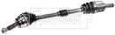 Borg & Beck Driveshaft - LH - BDS1707