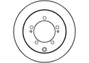 Disctech Brake Disc (Single) - Fits Chrysler, Mitsubishi - ABD2747 - Rear Axle