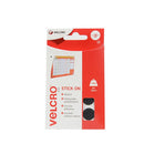 VELCRO Brand Stick On Coins 16mm,Pack of 16, White - VEL-EC60228