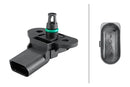 HELLA 6PP 358 152-231 Sensor, intake manifold pressure - 3-pin connector - Bolted