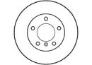 Disctech Brake Disc (Single) - Fits Mercedes-benz, Porsche - ABD3450 - Front Axle