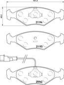 Mintex Brake Pad Set fits - MDB3436 (also fits other vehicles)