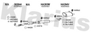 Klarius 302044 - Front Pipe For Cat  - Fits Honda CR-V 2.2i-CTDi