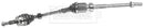 Borg & Beck Driveshaft - RH - BDS1781