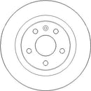 Disctech Brake Disc (Single) - Fits Volvo - ABD3431 - Rear Axle