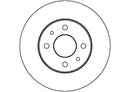 Disctech Brake Disc (Single) - Fits Autobianchi, Renault - ABD3049 - Front Axle