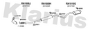 Klarius RN1008J - Front Pipe  - Fits Renault Megane III 1.4TCe