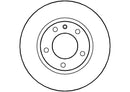 Disctech Brake Disc (Single) - Fits Alpina, Bmw - ABD2668 - Front Axle