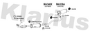 Klarius MA340X - Centre Pipe  - Fits Mazda 6 1.8i