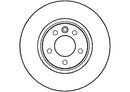 Disctech Brake Disc (Single) - Fits Vw - ABD2869 - Front Axle