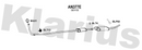Klarius AN377E - Complete Assembly  - Fits Rover Mini Mk.2 850,1.0,1.1