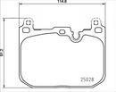Brembo Brake Pad Set - P06110