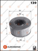 Eurorepar Fuel filter - 1643630480