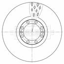 Borg & Beck Brake Disc - BBD32647
