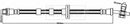 Borg & Beck Brake Hose  - BBH8317 fits Range Rover 4.4,5.0 4x4 09-12