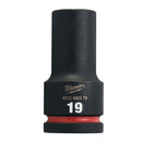 Milwaukee Hex socket ShW 3/4 deep 19mm-1pc - 4932480379