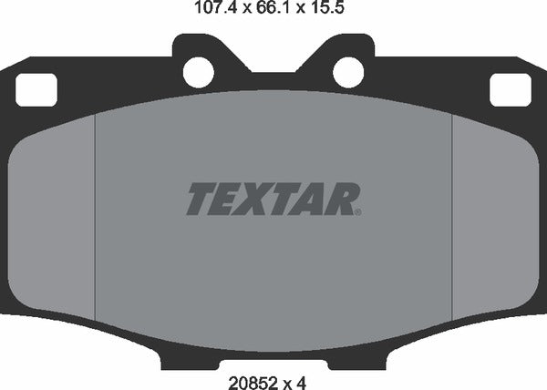 Textar Brake Pad Set - 2085201