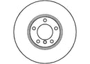Disctech Brake Disc (Single) - Fits Bmw, Ford - ABD2755 - Front Axle