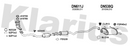 Klarius DN611J - Box With Centre Pipe  - Fits Nissan Almera Tino 1.8i