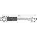 Borg & Beck Brake Hose  - BBH6538 fits Rover Mini 69-84