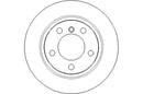 Disctech Brake Disc (Single) - Fits Honda, Mini - ABD2624 - Rear Axle