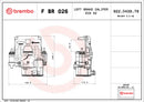 Brembo F BR 026 LCV brake calipers for commercial vehicles - FBR026