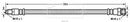 Borg & Beck Brake Hose  - BBH7559 fits PSA C-Cross,4007,Mit Outlanger