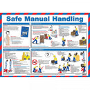 Safety First Aid Safe Manual Handling Poster Guide - A597