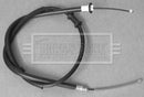 Borg & Beck Brake Cable- LH Rear - BKB3201 fits Fiat Panda (Drums) 02/12-