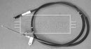 Borg & Beck Brake Cable- RH Rear - BKB3657 fits Toyota Avensis Verso 05/01-05