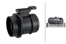 HELLA 8ET 358 095-281 Mass Air Flow Sensor - 4-pin connector - Pipe-neck