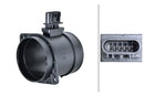 HELLA 8ET 358 166-511 Mass Air Flow Sensor - 5-pin connector - Pipe-neck