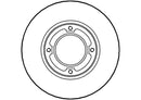 Disctech Brake Disc (Single) - Fits Maserati, Subaru - ABD3458 - Front Axle