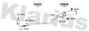Klarius CN503C - Centre Pipe  - Fits Citroen C3 1.4HDi