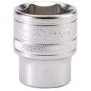 Draper Expert 1" 6PT Socket 1/2 DR-Pckd - 16634
