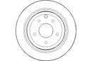 Disctech Brake Disc (Single) - Fits Nissan, Vw - ABD2964 - Rear Axle