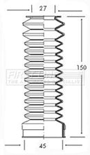 First Line Steering Gaiter Kit  - FSG3007 fits Audi, Volkswagen