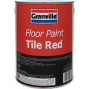 Granville Tile Red Floor Paint - 5 litre - 3000C