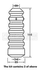 First Line Strut Protection Kit  - FPK7083